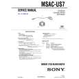 SONY MSACUS7 Service Manual