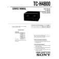 SONY TC-H4800 Service Manual
