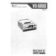 SONY VO6800 Service Manual