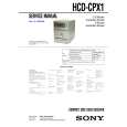 SONY HCD-CPX1 Service Manual