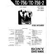 SONY TC756-2 Service Manual