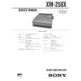 SONY XM250X Service Manual