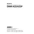 SONY DNW-A22P Service Manual