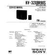 SONY KV-32XBR90S Owners Manual