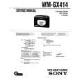 SONY WM-GX414 Service Manual