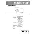 SONY YS-W130P Service Manual