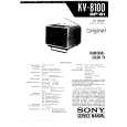 SONY KV8100 Service Manual