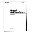SONY LBT-D105 Owners Manual
