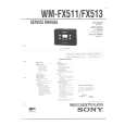 SONY WMFX513 Service Manual
