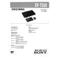 SONY XVT550 Service Manual