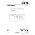 SONY CDP56 Service Manual
