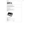 SONY SPP11 Owners Manual