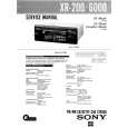SONY XR6000 Service Manual