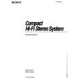 SONY LBT-D107 Owners Manual