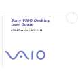 SONY PCV-RZ211 VAIO Owners Manual