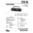 SONY CFD-58 Service Manual