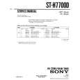 SONY STH7700D Service Manual