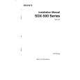 SONY SDX500 Owners Manual
