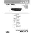 SONY XEC500 Service Manual