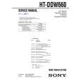 SONY HTDDW660 Service Manual