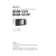 SONY BVM-1311 Owners Manual