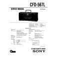 SONY CFD567L Service Manual