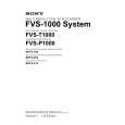 SONY FVS-P1000 Service Manual