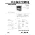 SONY HCDGRX20 Service Manual