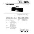 SONY CFS-1140S Service Manual