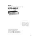 SONY BVSA1212 Service Manual