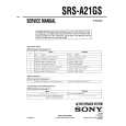 SONY SRSA21GS Service Manual