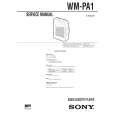 SONY WMPA1 Service Manual
