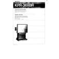 SONY KPR-36XBR Owners Manual