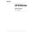 SONY UP-D70 Service Manual