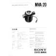 SONY MVA-20 Service Manual