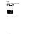 SONY PS-X5 Owners Manual