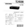 SONY TCRX390 Service Manual