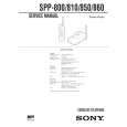 SONY SPP860 Service Manual