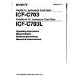SONY ICFC703 Owners Manual