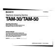 SONY TAM30 Owners Manual