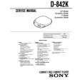 SONY D-842K Service Manual
