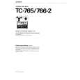 SONY TC-765 Owners Manual
