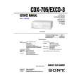 SONY CDX-705 Owners Manual