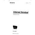 SONY INT-W200 Owners Manual