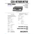 SONY CDXM700R Service Manual