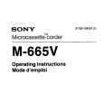 SONY M-665 Owners Manual