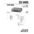 SONY SEQH4800 Service Manual
