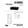 SONY XR6690RDS Service Manual