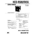 SONY HCDRX55 Service Manual