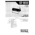 SONY ICF-8650 Service Manual